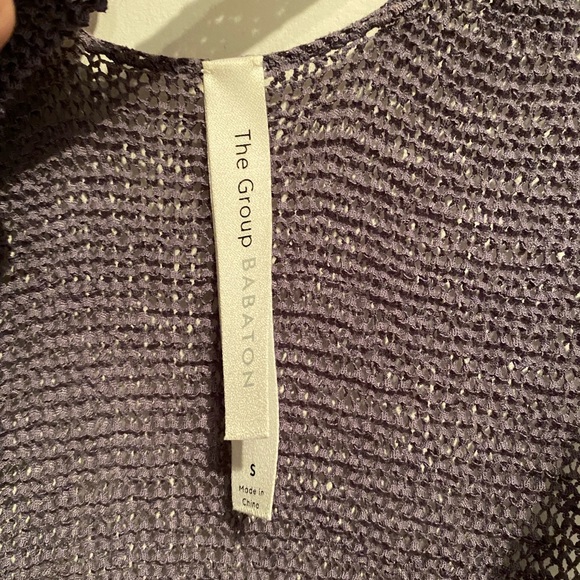 Aritzia purple knit top - Picture 2 of 8